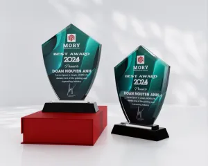 Kỷ niệm chương pha lê PL06 (Phôi Pha lê)