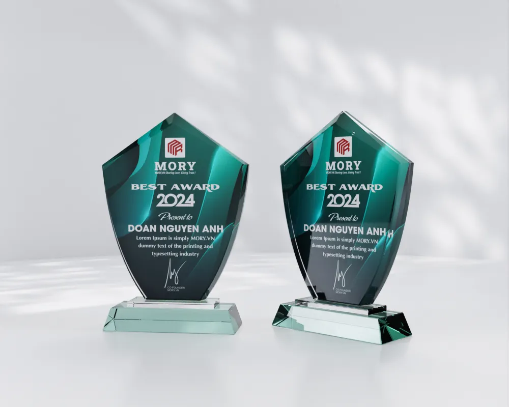 Kỷ niệm thủy tinh TT06 (Phôi Thủy tinh)