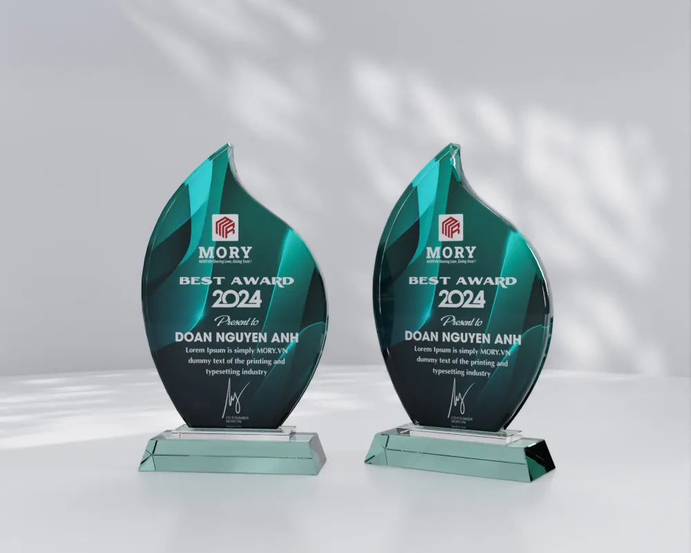 Kỷ niệm thủy tinh TT07