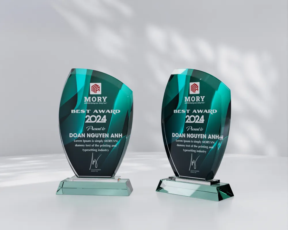 Kỷ niệm thủy tinh TT08