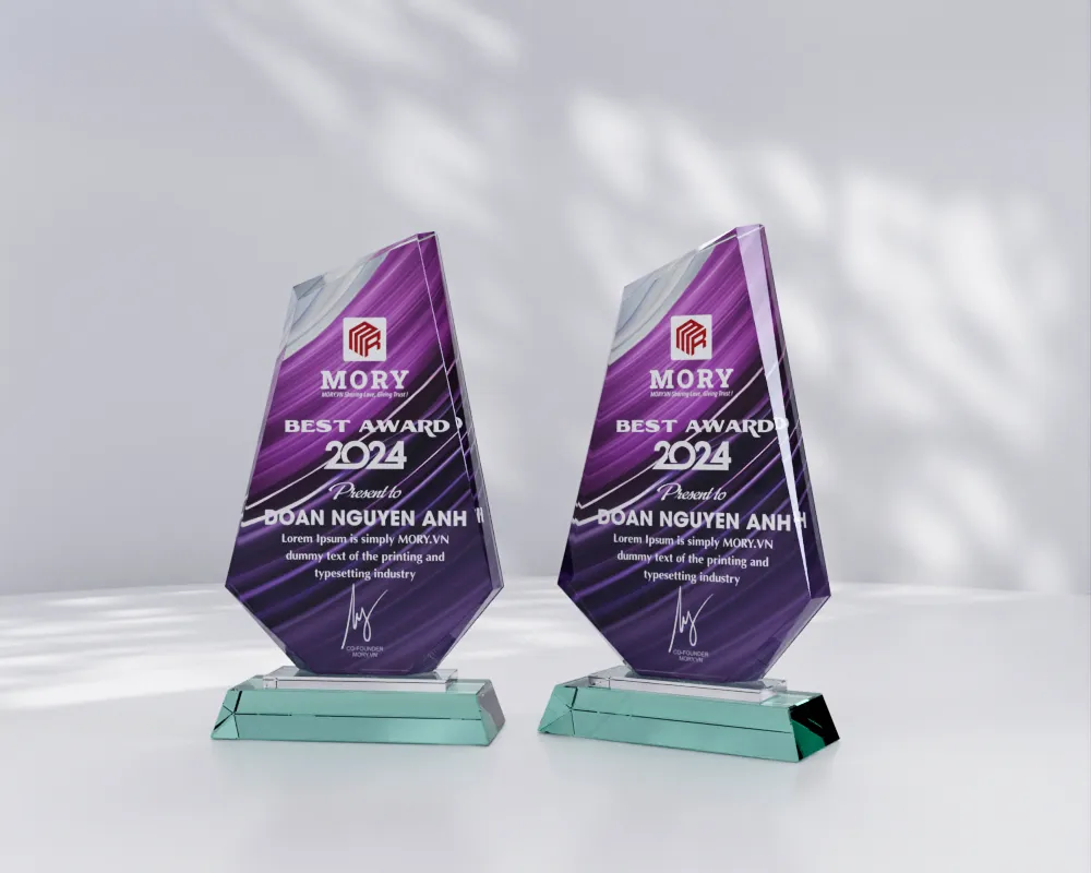 Kỷ niệm thủy tinh TT09