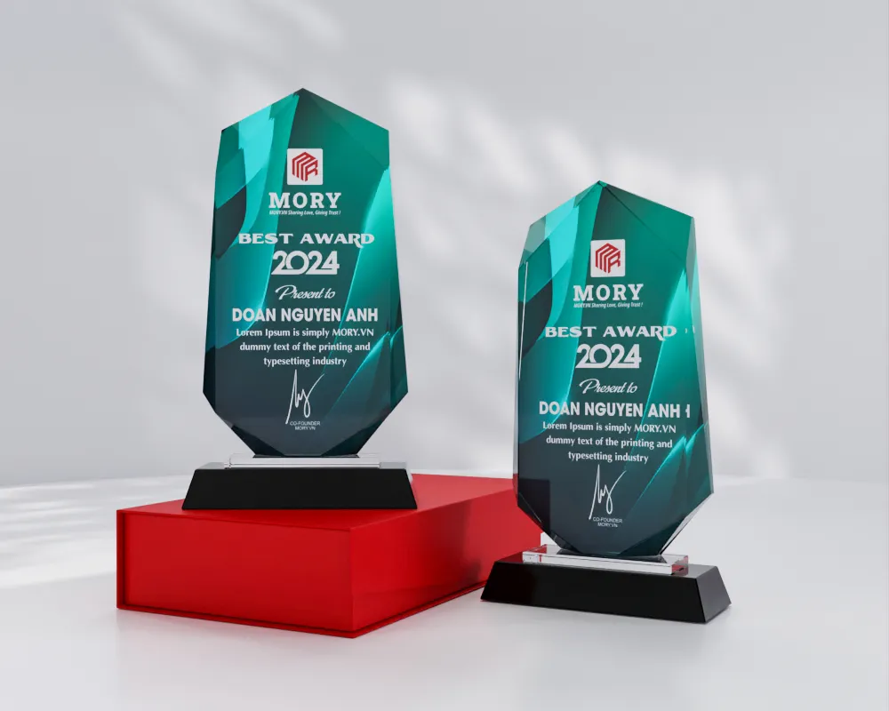 Kỷ niệm chương pha lê PL10