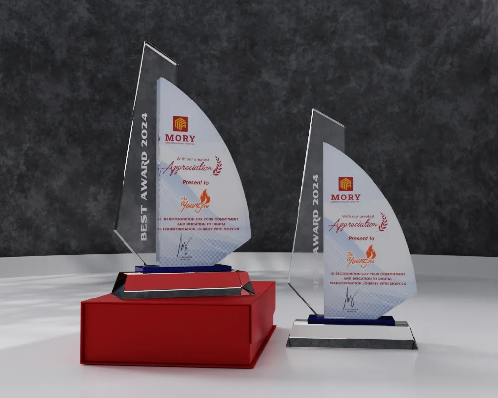 Kỷ niệm chương pha lê PL18