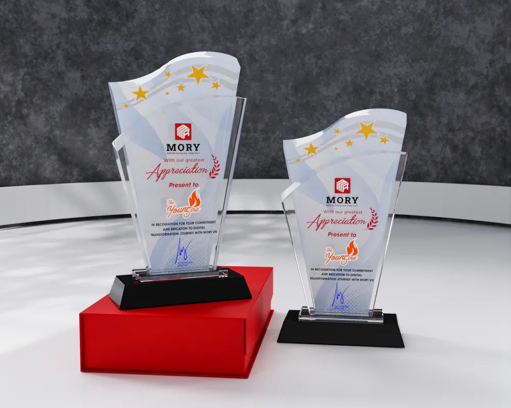 Kỷ niệm chương pha lê PL20