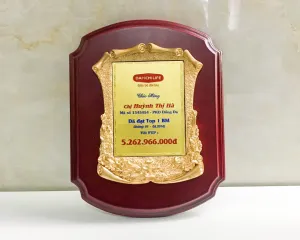 Kỷ niệm chương gỗ đồng 07