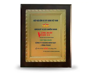 Kỷ niệm chương gỗ đồng 15