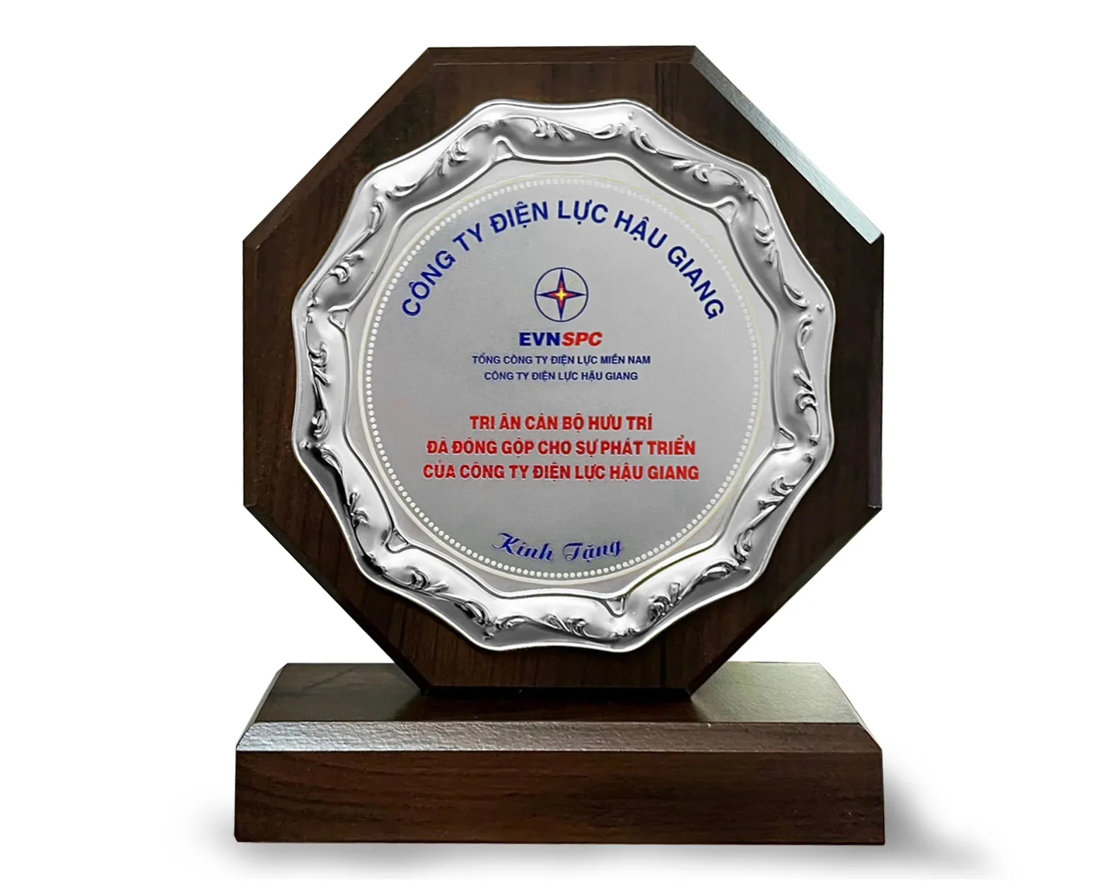 Kỷ niệm chương gỗ đồng 23 (Bạc)