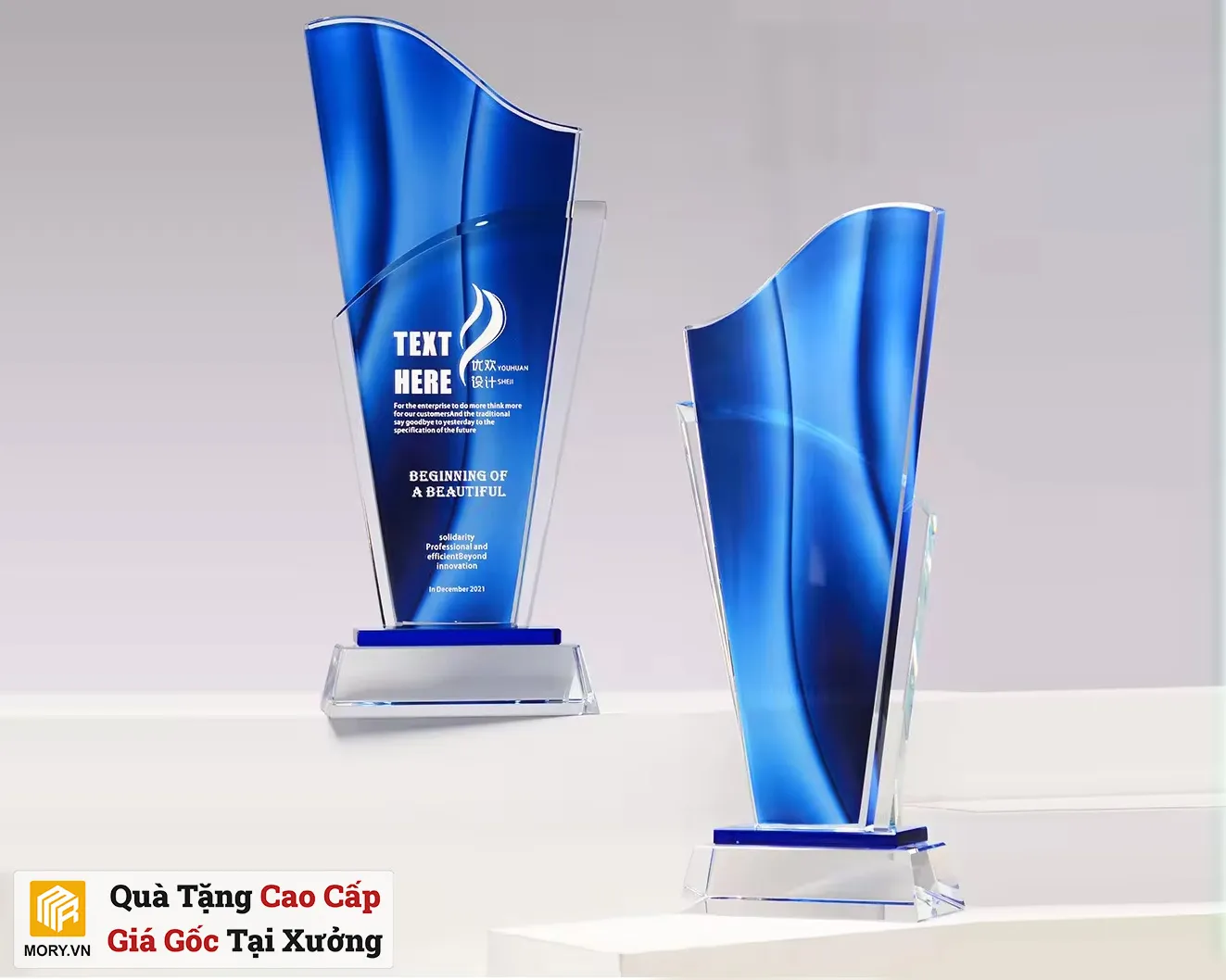 Kỷ niệm chương pha lê PL21