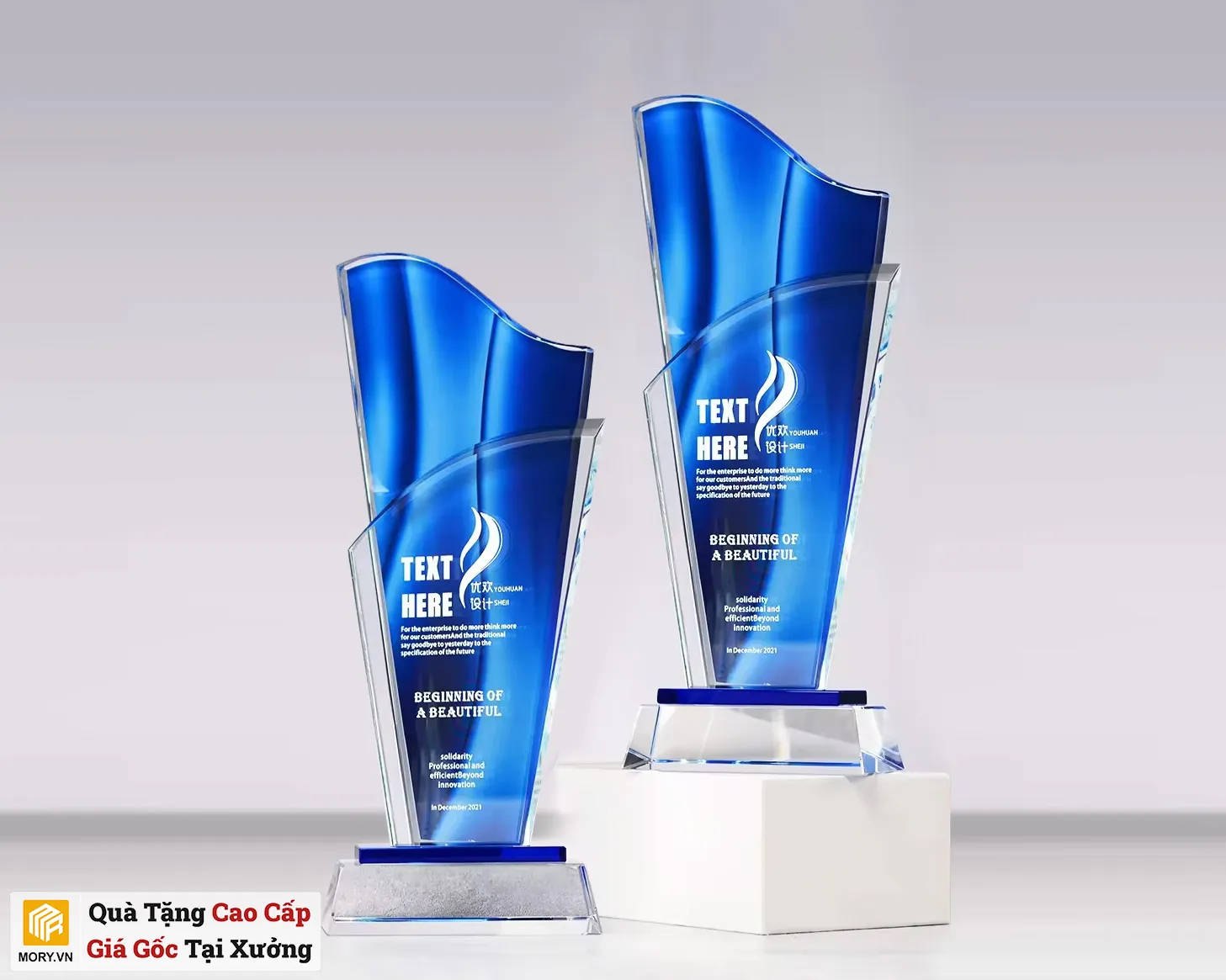 Kỷ niệm chương pha lê PL21