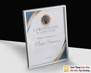 Bằng khen, Bảng vinh danh kim loại