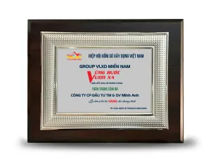 Kỷ niệm chương gỗ đồng 21 (Bạc)