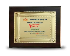 Kỷ niệm chương gỗ đồng 22 (Màu vàng)