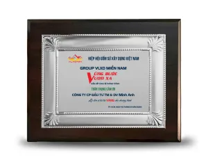 Kỷ niệm chương gỗ đồng 22 (Màu bạc)