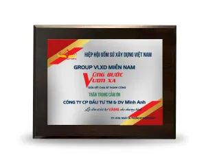 Kỷ niệm chương gỗ đồng 24 (Bạc)