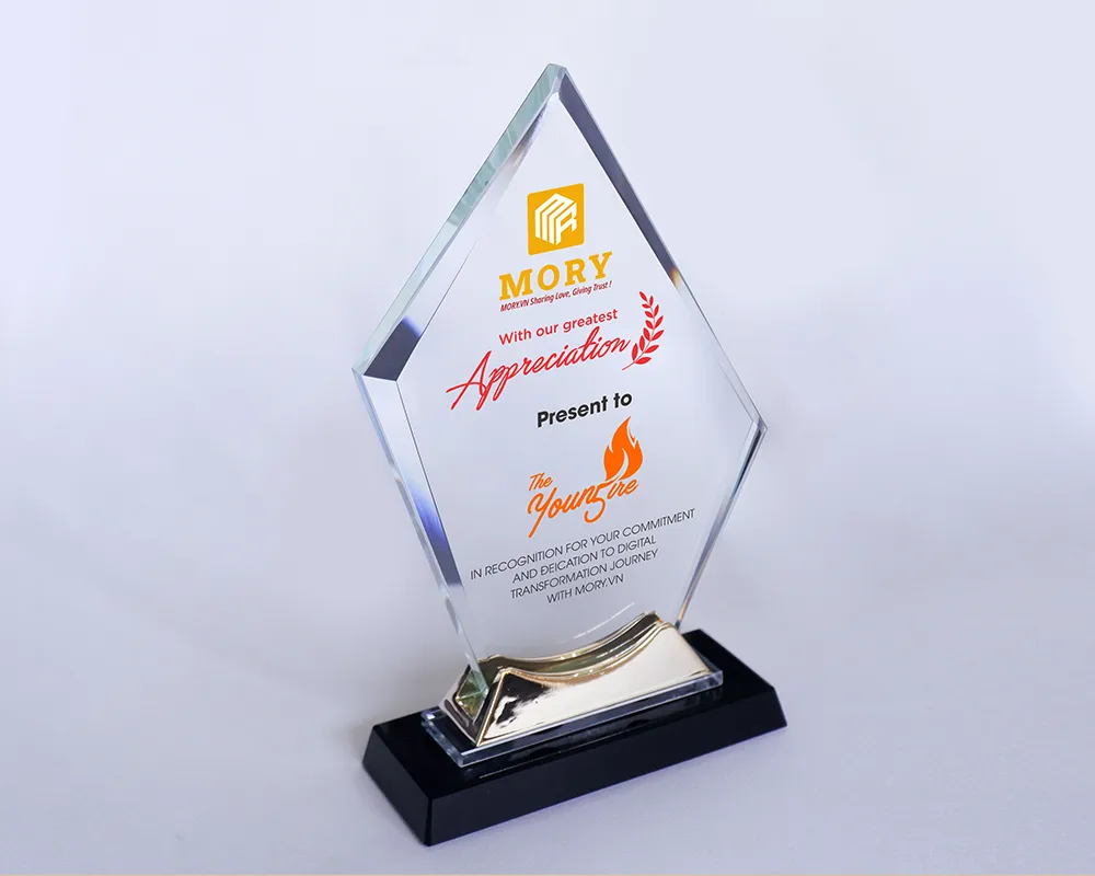 Kỷ niệm chương pha lê PL62