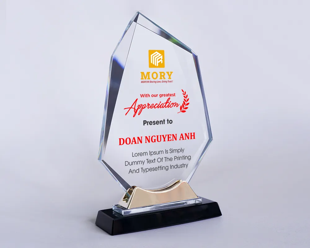 Kỷ niệm chương pha lê PL65