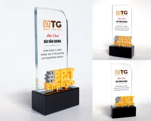 Kỷ niệm chương pha lê PL72 (Tiêu chuẩn)