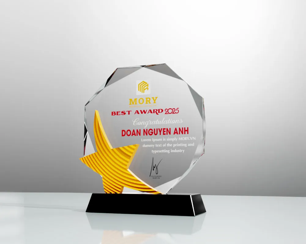 Kỷ niệm chương pha lê PL81