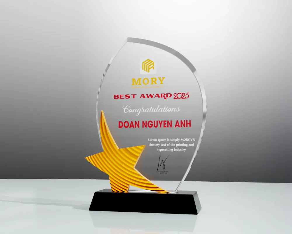 Kỷ niệm chương pha lê PL81